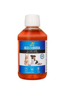 Lab-v Olej z łososia 100% dla psa i kota 250 ml