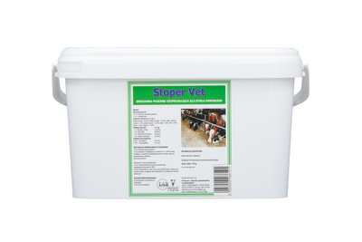 Lab-v Stoper Vet - Mieszanka paszowa uzupełniająca na ustabilizowanie funkcjonowania przewodu pokarmowego dla bydła dorosłego 1,1 kg