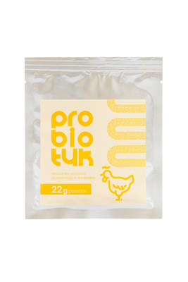 Lab-v Probiotyk - Mieszanka paszowa uzupełniająca dla drobiu na ustabilizowanie pracy przewodu pokarmowego 22 g